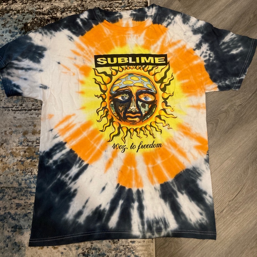 HAND DYED SUBLIME 40OZ TO FREEDOM SUN TSHIRT